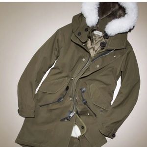 COACH Oversized Military Icon Parka Removable Linen and hoody Size 48 $1400